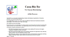 Desktop Screenshot of cassabiotec.com